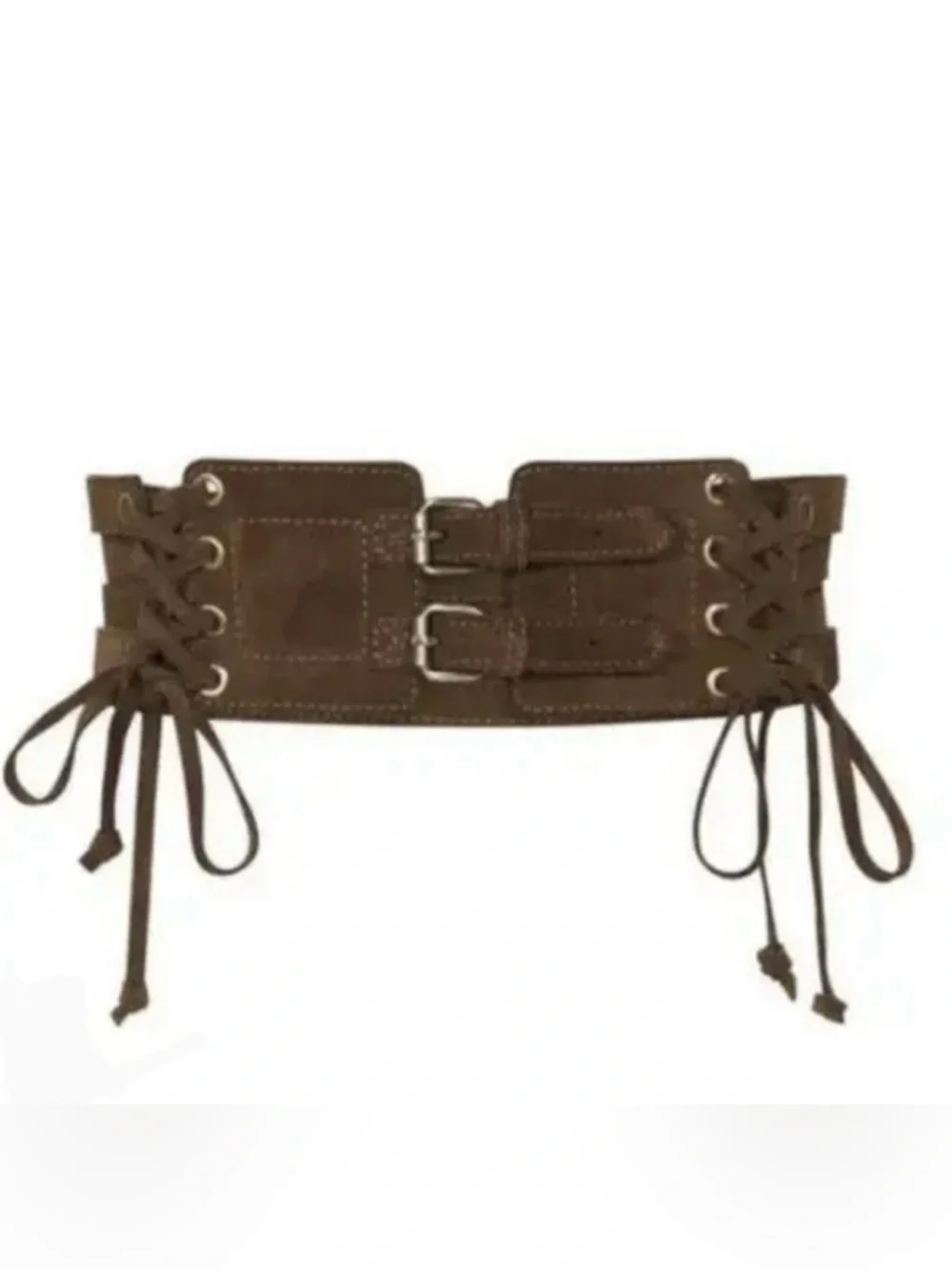 Spell Josephine Suede Leather Lace Up Belt